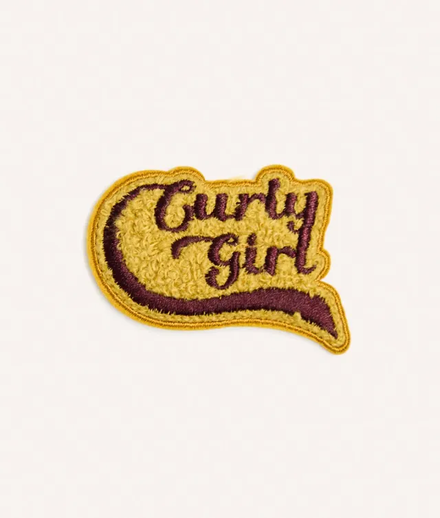 Cafide Pippa Curly Girl strygemærke sennep