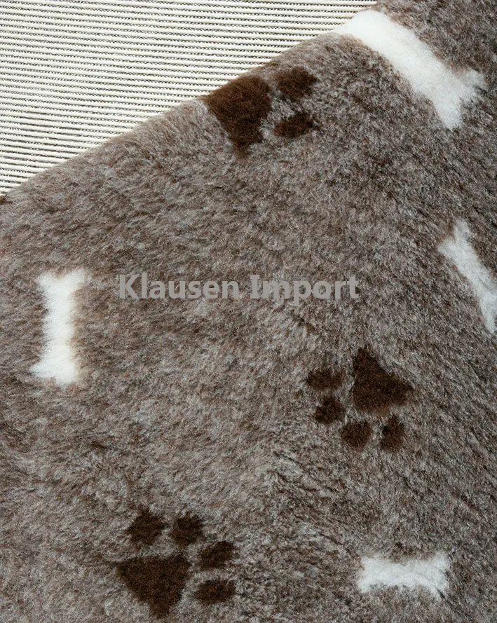 Vetbed tæppe beige m. poter skridsikker 80x100 cm