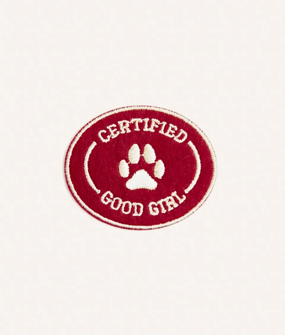 Cafide Pippa Good Girl strygemærke bordeaux