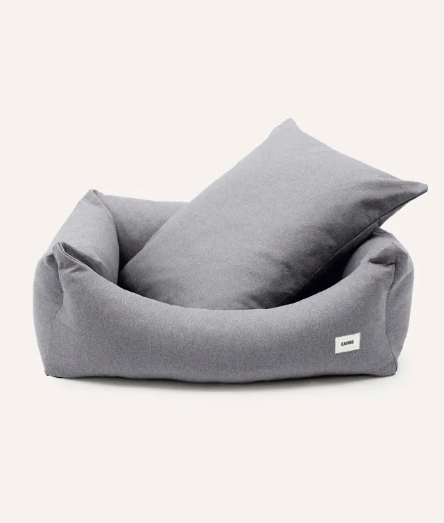Cafide Snozy Grey hundeseng blød