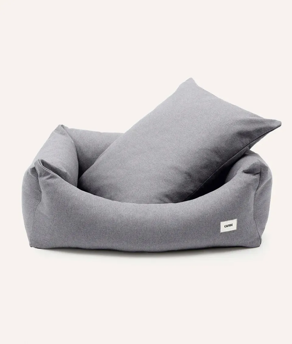 Cafide Snozy Grey hundeseng blød