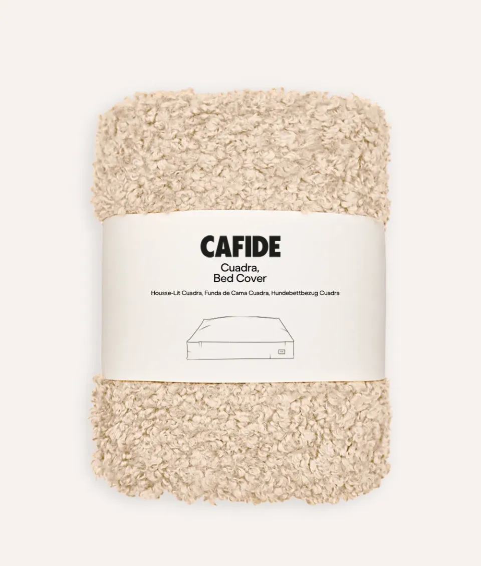 Cafide Cuadra betræk M beige fleece 76x60