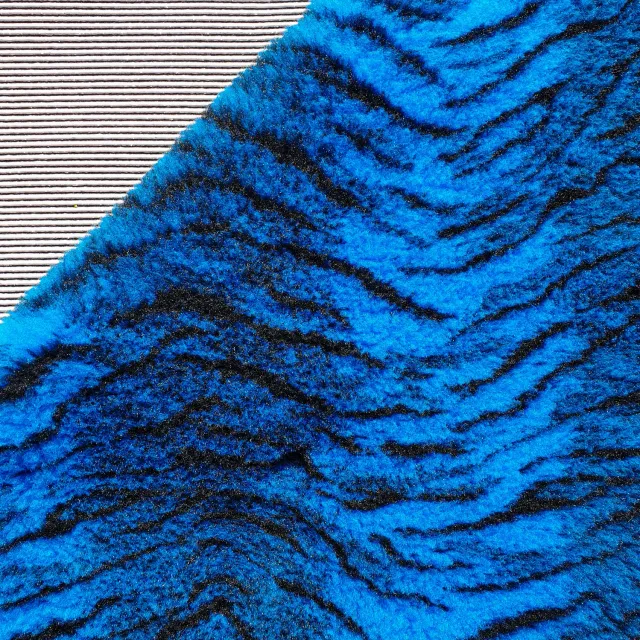 Vetbed Blå Tiger hundetæppe skridsikker 80x100 cm