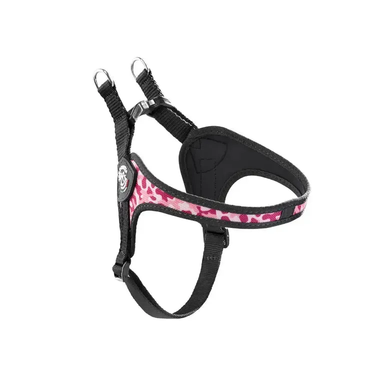 Tre Ponti Easy Fit Adjustable Girth Camo hundesele pink camo