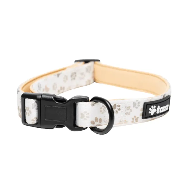 Tazz Paws in Love halsband beige med poter