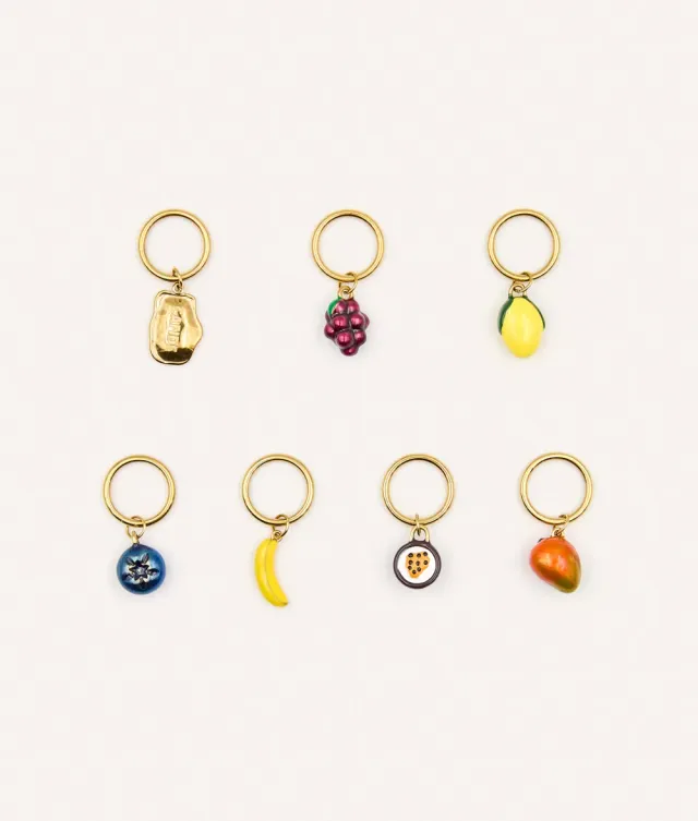 Cafide Sira Fruit Charms hundevedhæng 7 stk frugt