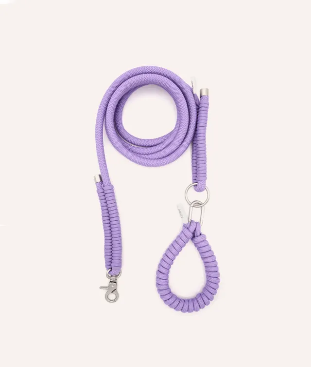 Cafide Ona violet hundesnor 200 cm flettet