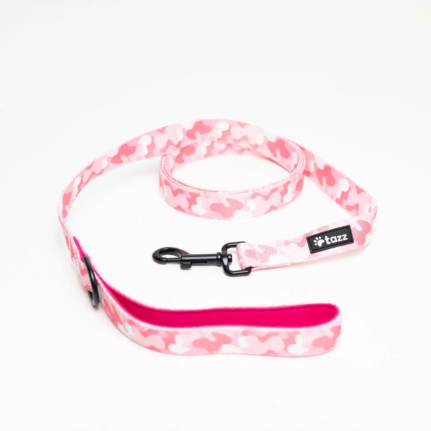 Tazz Pink Camo hundesnor 2,0 x 200 cm slidstærk