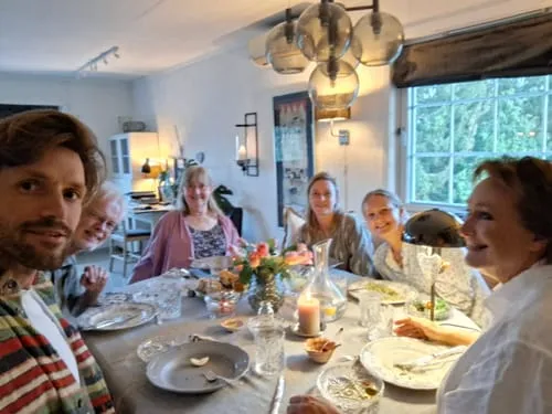 Tazz Everglow bandana hvid med hjerter