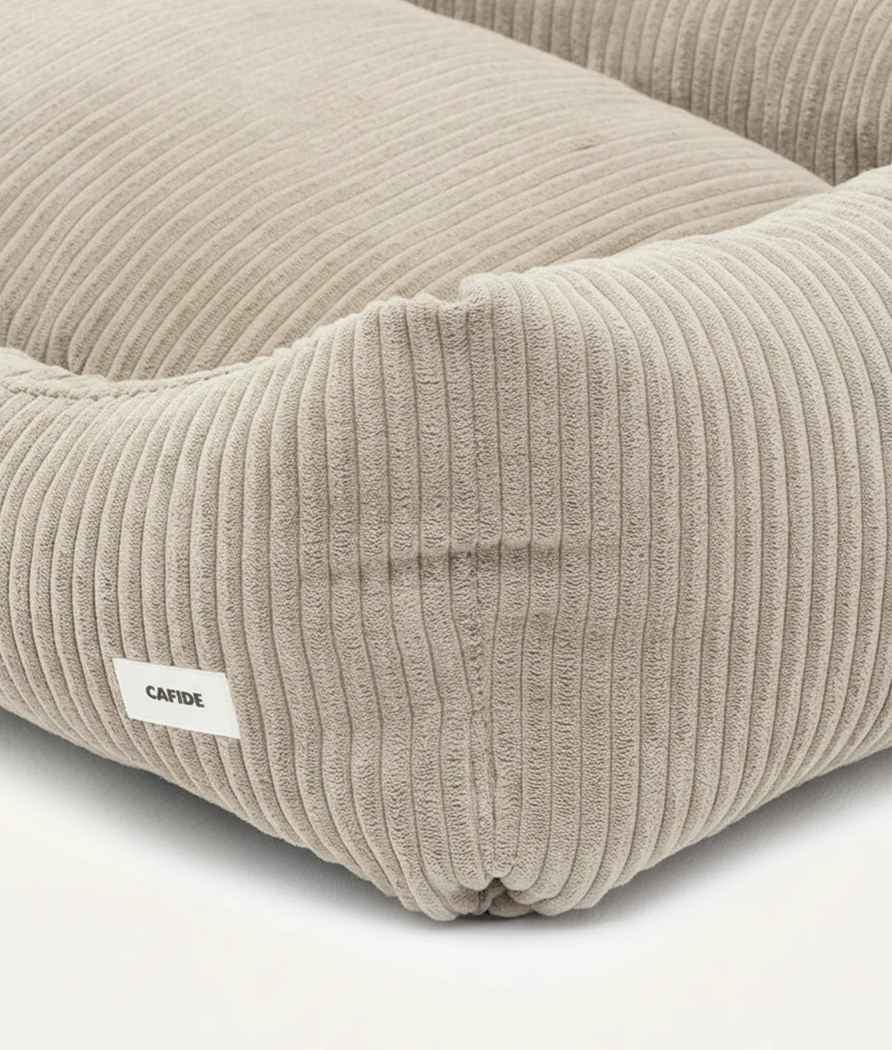 Cafide Snozy hundeseng beige fløjl S M L