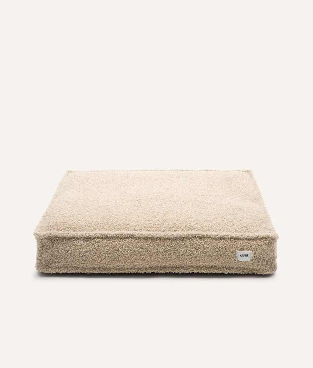 Cafide Cuadra Beige Fleece hundeseng M fåreskind